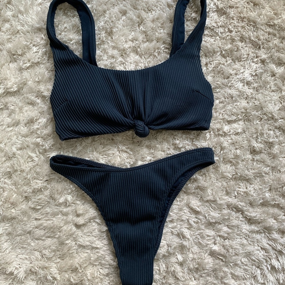 hollister ribbed bikini